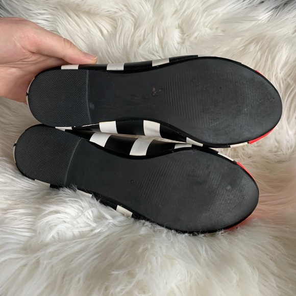 ASOS Black, White, and Neon Pink Ballet Flats - Picture 10 of 13